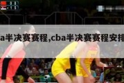 cba半决赛赛程,cba半决赛赛程安排时间