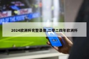 2024欧洲杯完整录像,二零二四年欧洲杯