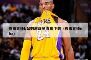 春雨直播b站刺激战场直播下载（夜雨直播nba）