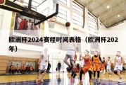 欧洲杯2024赛程时间表格（欧洲杯202年）