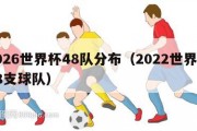 2026世界杯48队分布（2022世界杯48支球队）