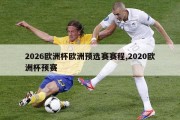 2026欧洲杯欧洲预选赛赛程,2020欧洲杯预赛