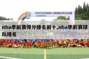 nba季前赛得分排名前十,nba季前赛球队排名