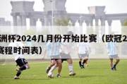 欧洲杯2024几月份开始比赛（欧冠2024赛程时间表）