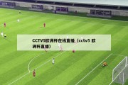 CCTV5欧洲杯在线直播（cctv5 欧洲杯直播）