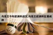 乌克兰今年欧洲杯战况,乌克兰欧洲杯比赛成绩