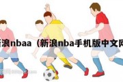 新浪nbaa（新浪nba手机版中文网）