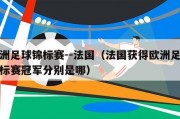 欧洲足球锦标赛--法国（法国获得欧洲足球锦标赛冠军分别是哪）