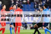 2024欧洲杯赛程（2024欧洲杯赛程时间表图）