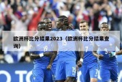 欧洲杯比分结果2023（欧洲杯比分结果查询）