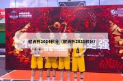 欧洲杯2024积分（欧洲杯2021积分）