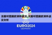 法国对德国欧洲杯战况,法国对德国欧洲杯战况分析